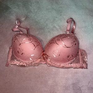 Pink Push-Up Bra